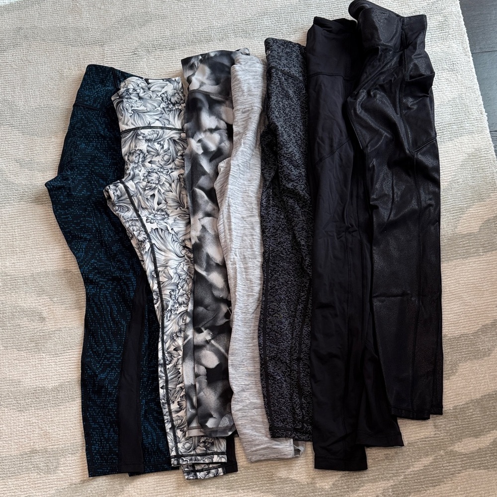 7 pairs lululemon athletica Women's Leggings Set